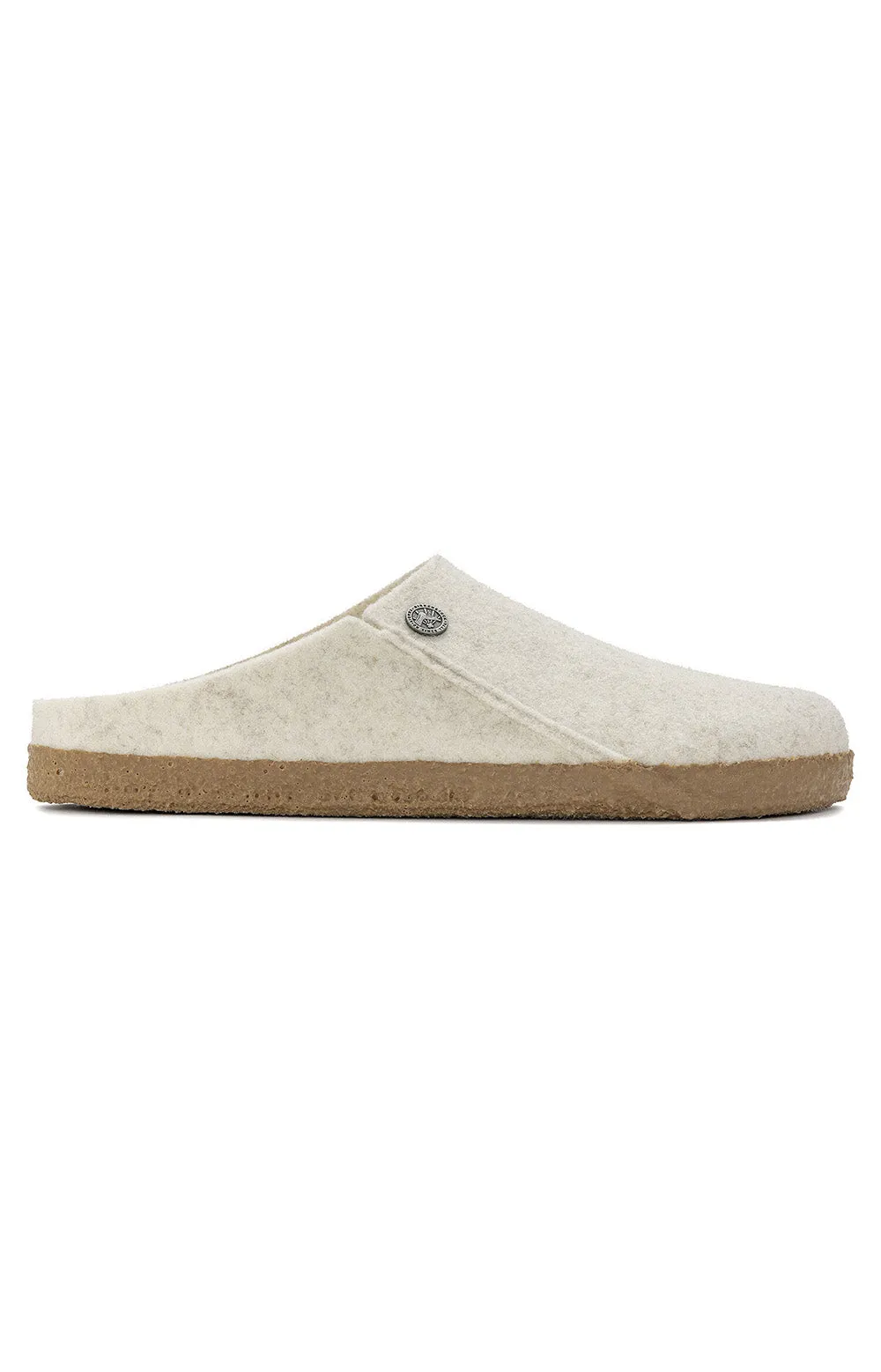 (1023194) Zermatt Shearling Wool Felt Slippers - Ecru