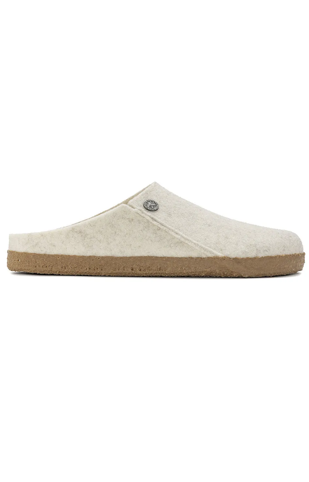 (1023194) Zermatt Shearling Wool Felt Slippers - Ecru