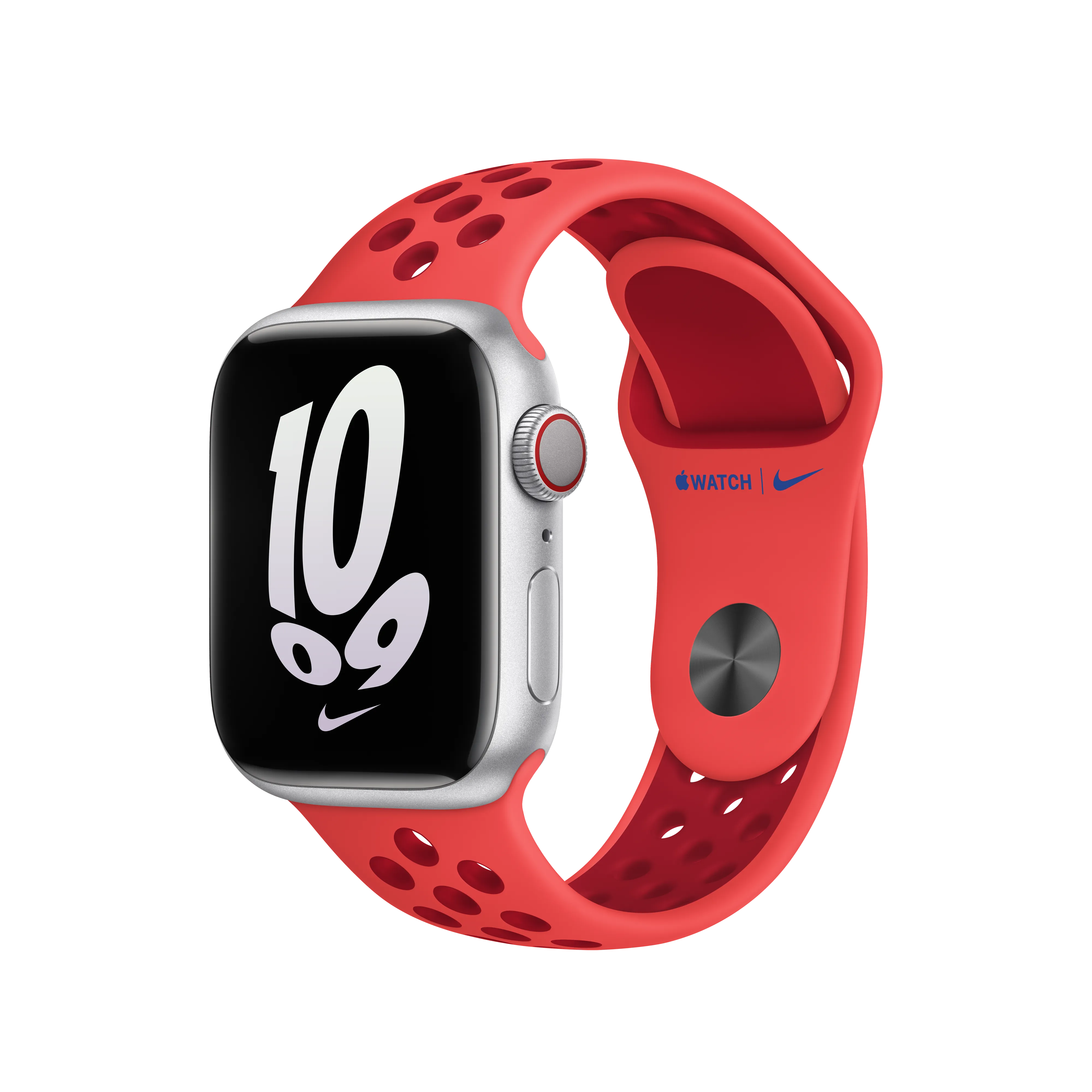 41mm Bright Crimson/Gym Red Nike Sport Band