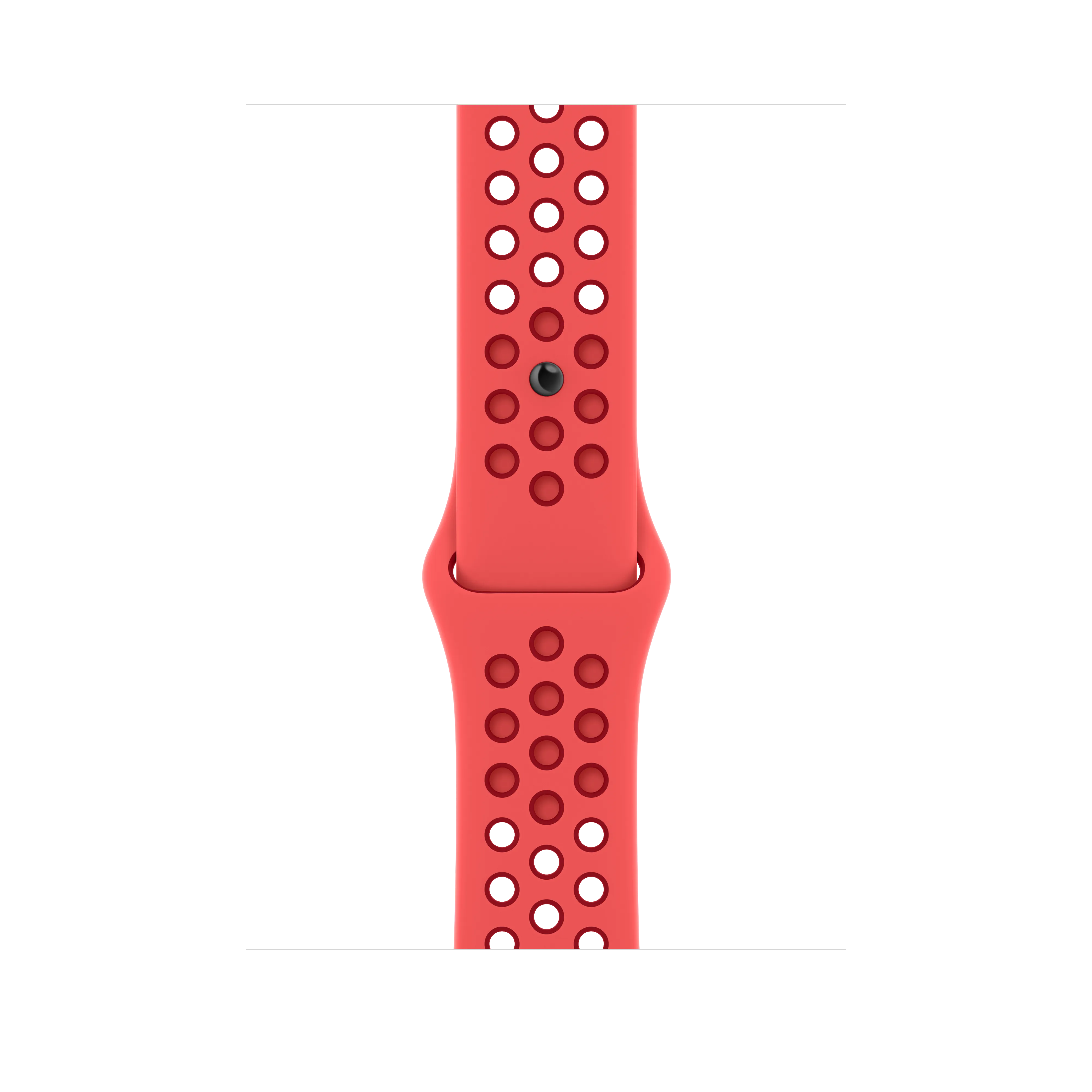 45mm Bright Crimson/Gym Red Nike Sport Band