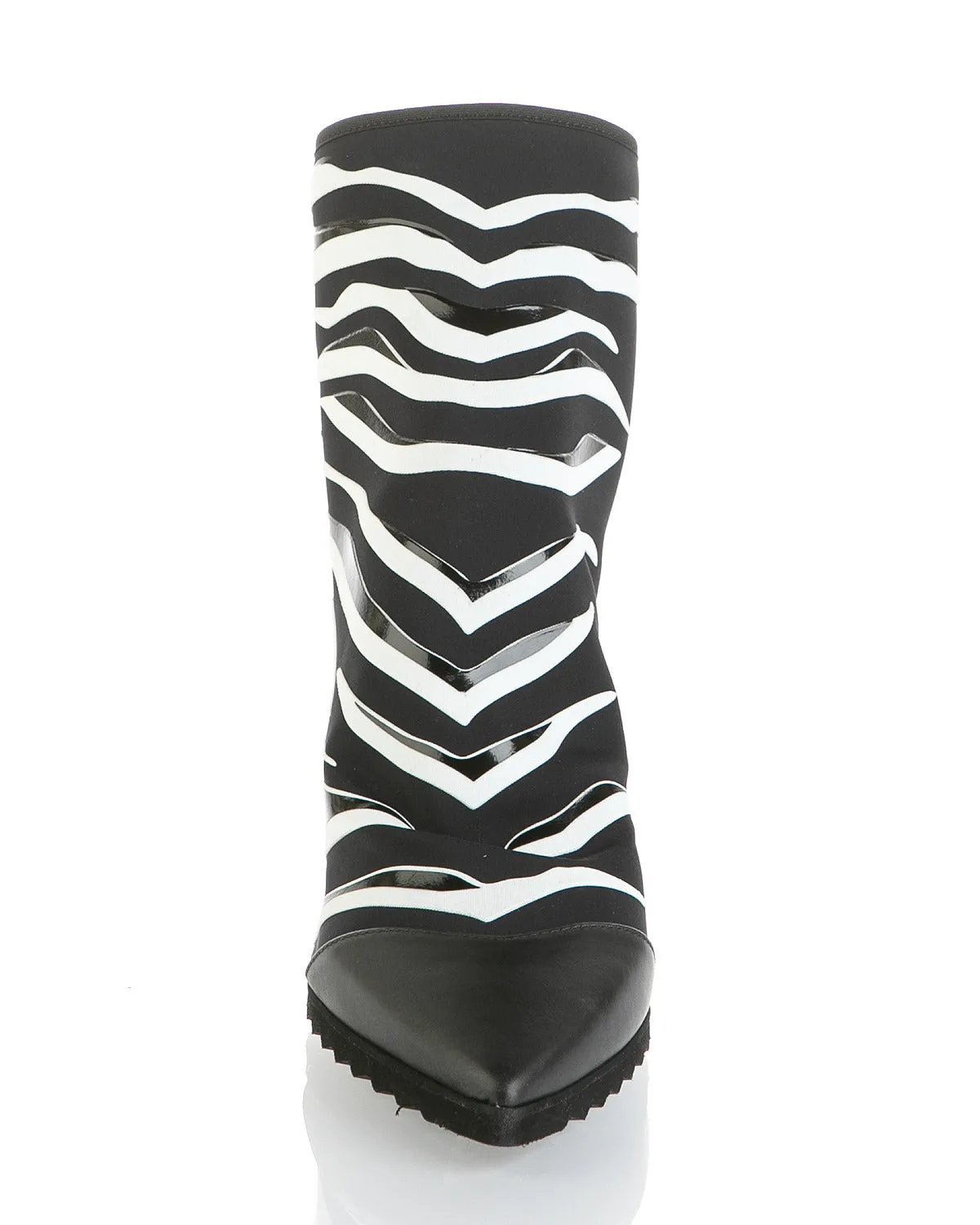 7033 Loriblu Bootie / Black-White