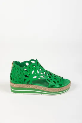 ADELY SANDAL EMERALD LEATHER