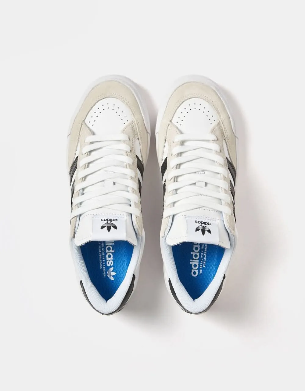 adidas Nora Skate Shoes - White/Core Black/Crystal White