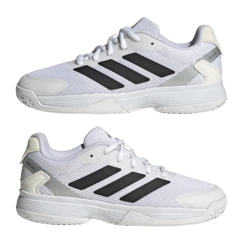 Adidas Ubersonic Kids Tennis Shoes - FTWWHT/CBLACK/SILVMT