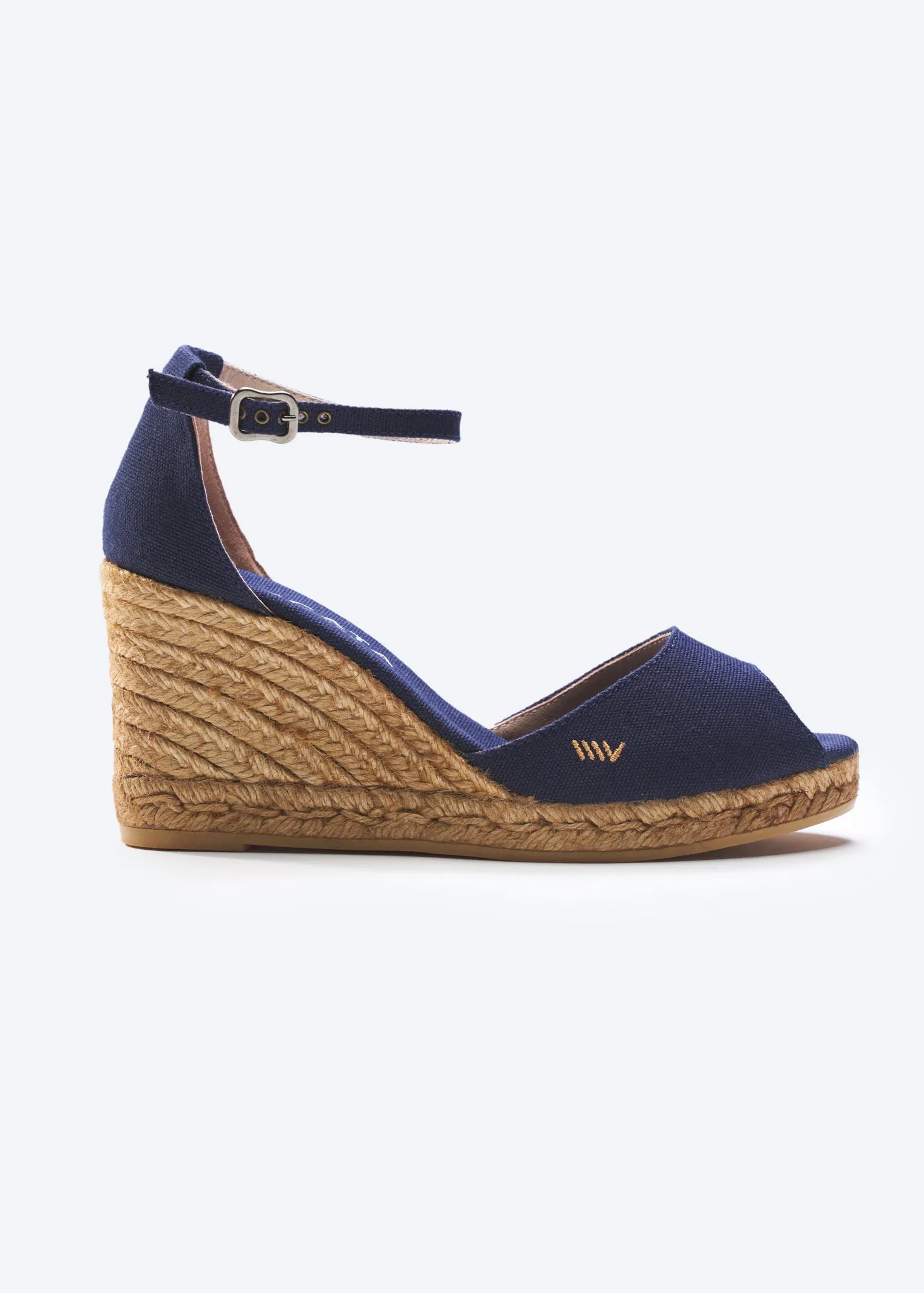 Aiguafreda Canvas Espadrille Sandal Wedges