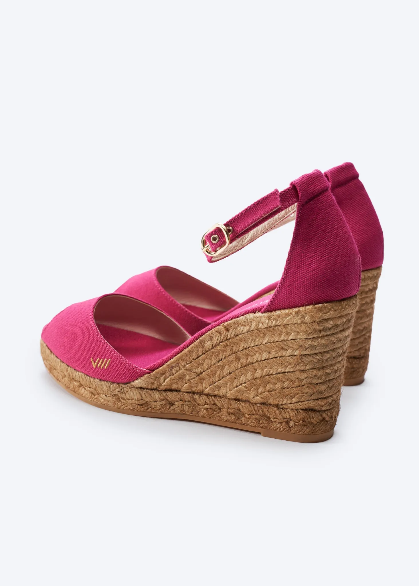 Aiguafreda Limited Edition Canvas Espadrille Sandal Wedges