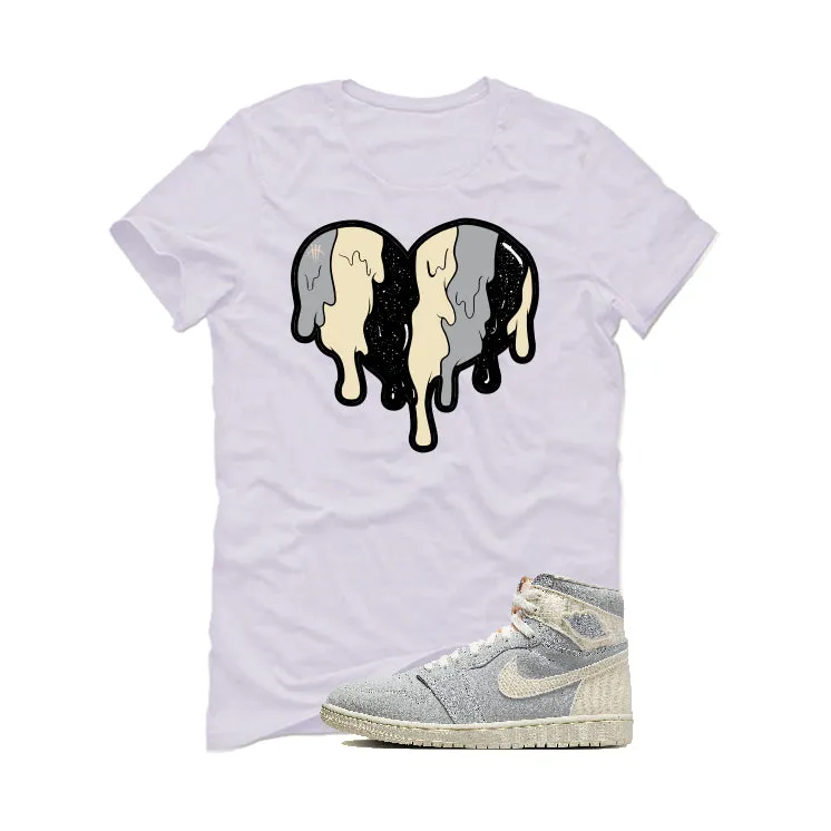 Air Jordan 1 Retro High OG Craft "Ivory" | illcurrency White T-Shirt (Heart)