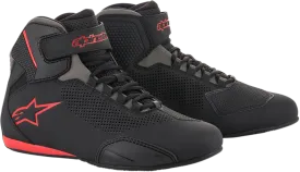 ALPINESTARS Sektor Vented Shoes - Black/Gray/Red - US 12 251561813112