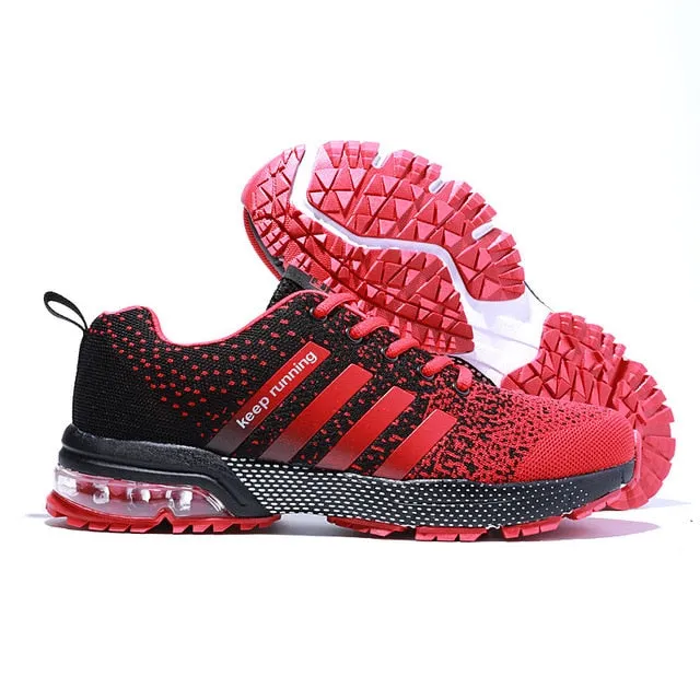 Autumn Flyknit Breathable Men Air Running Shoes Bounce Sneakers Lightweight Keep Running Speed Men Sport Shoes Marathon Trainers