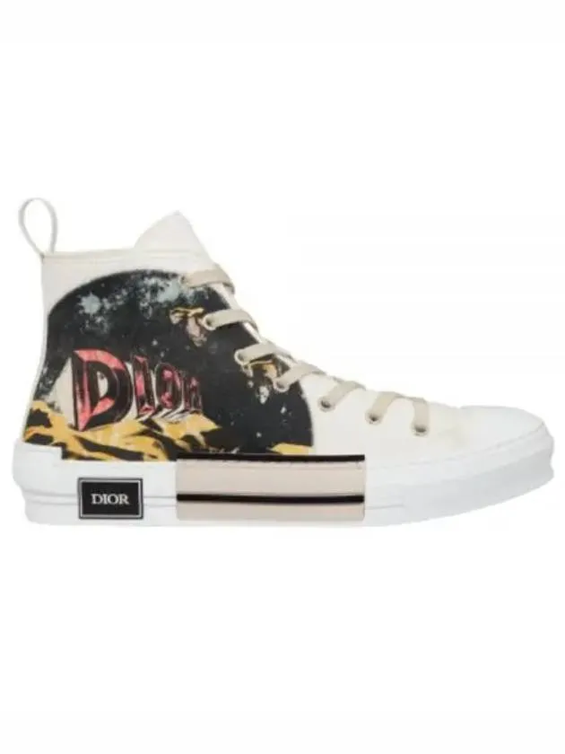 B23 Canvas Asterodior Signature High Top Sneakers White