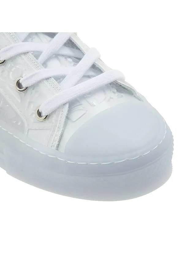 B23 Oblique Canvas High Top Sneakers White