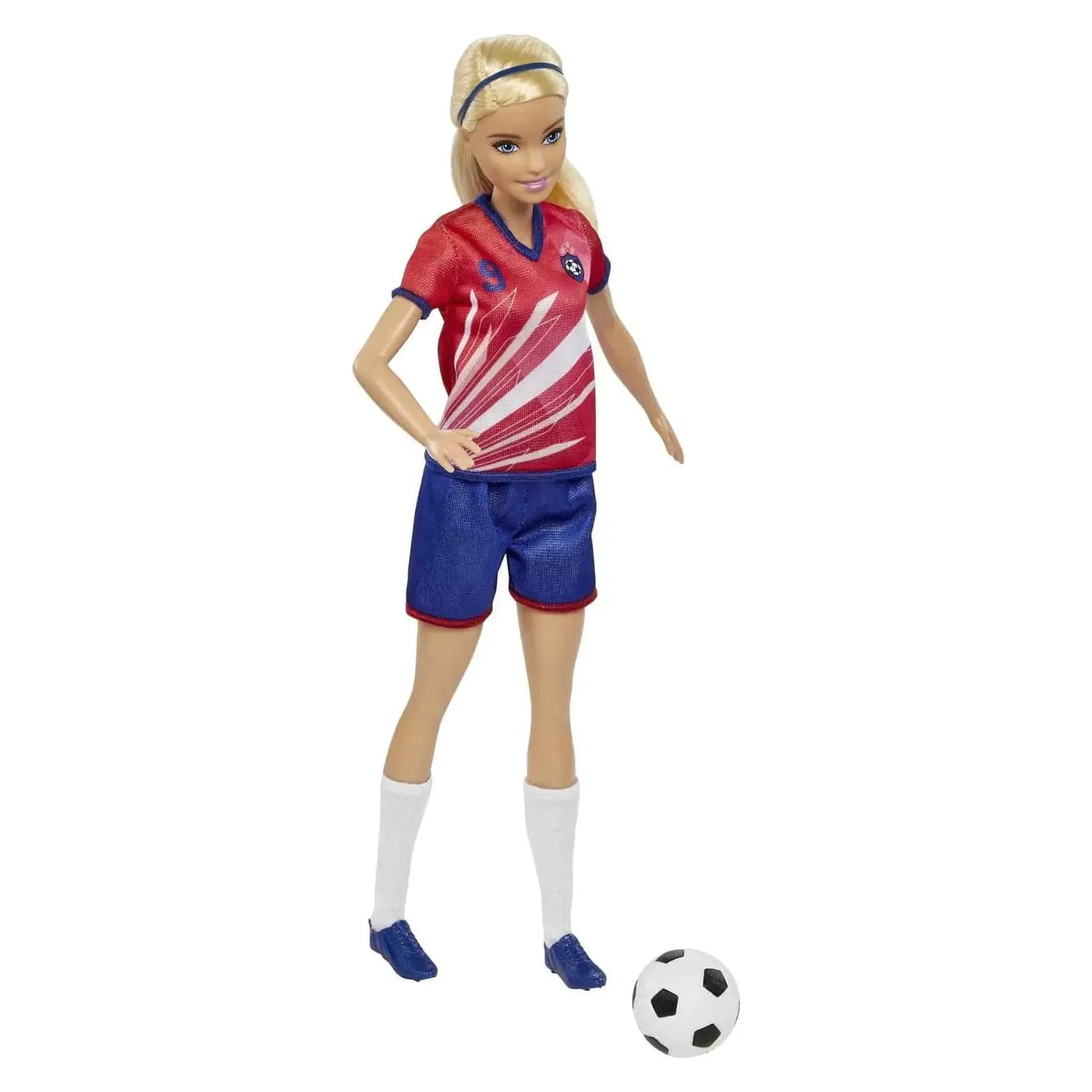 Barbie Careers Soccer Player Doll Womens Football Sports 29cm