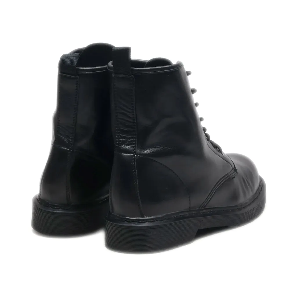 Bata Ankle Boots Leather Black Colour For Women