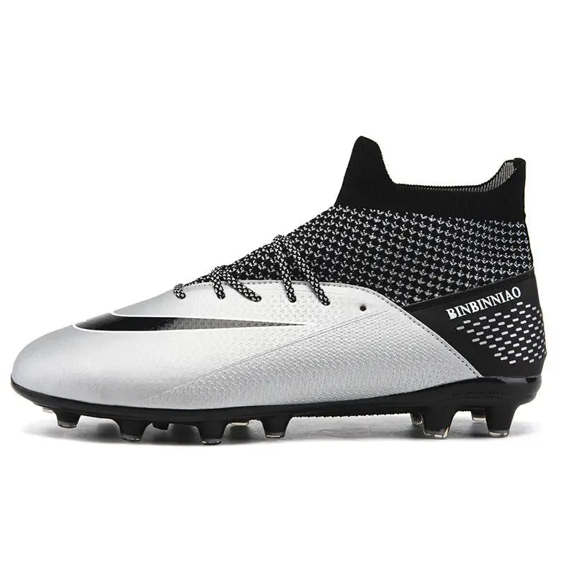 Boys Cleats High Top Soccer Boots - Ankle Football Soccer Boots