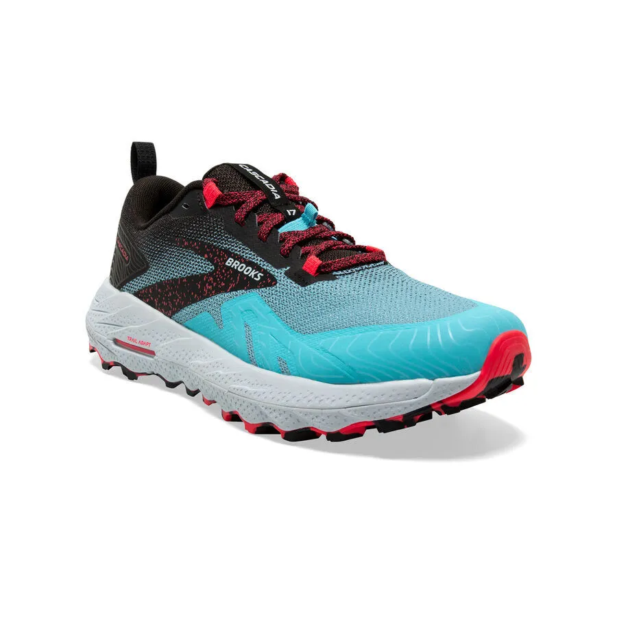 Brooks Cascadia 17 | Bluefish / Black / Diva Pink | Womens