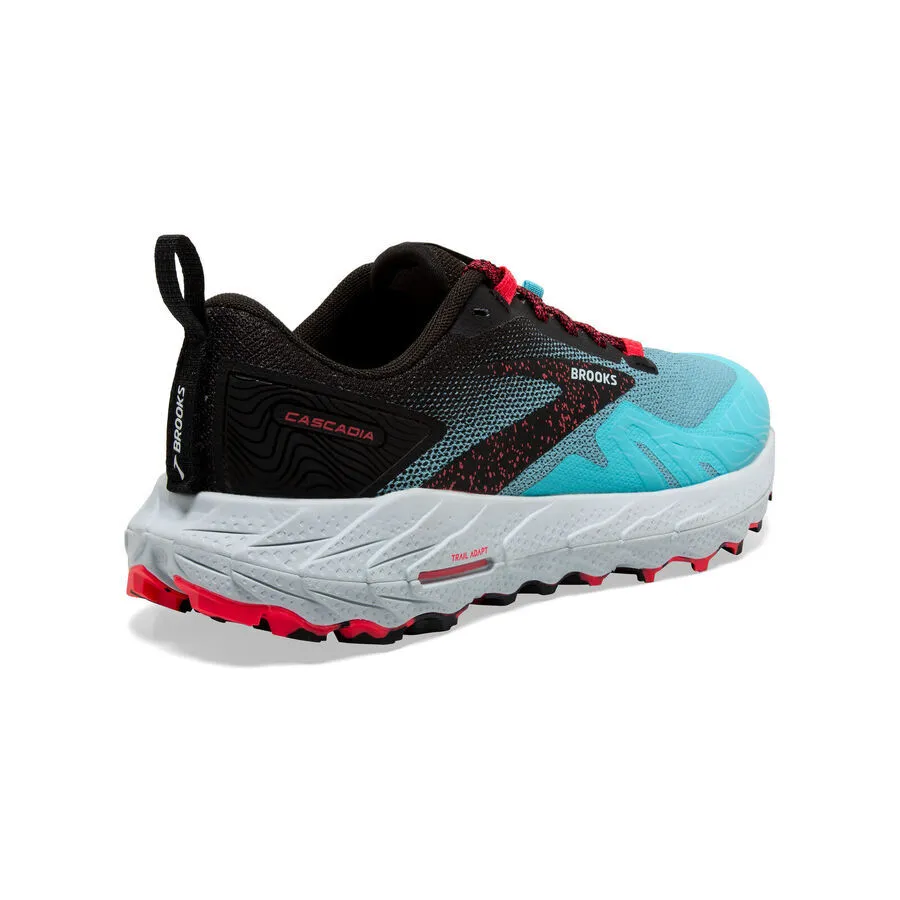 Brooks Cascadia 17 | Bluefish / Black / Diva Pink | Womens