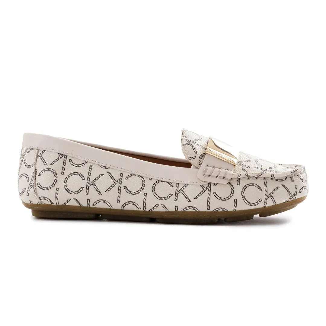 Calvin Klein Lisa Monogram Loafers Women - OFFWHT