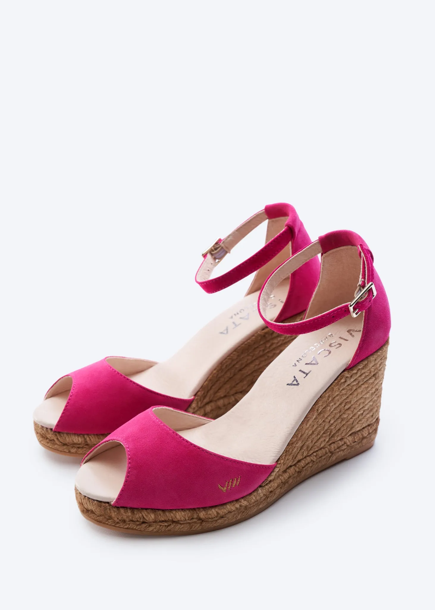 Caprubi Limited Edition Suede Espadrille Sandal Wedges