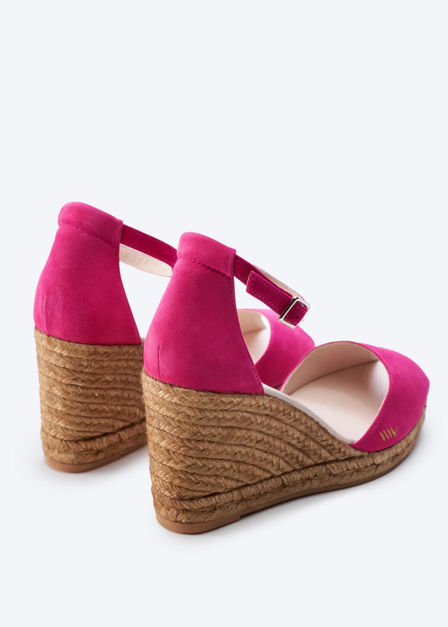 Caprubi Limited Edition Suede Espadrille Sandal Wedges