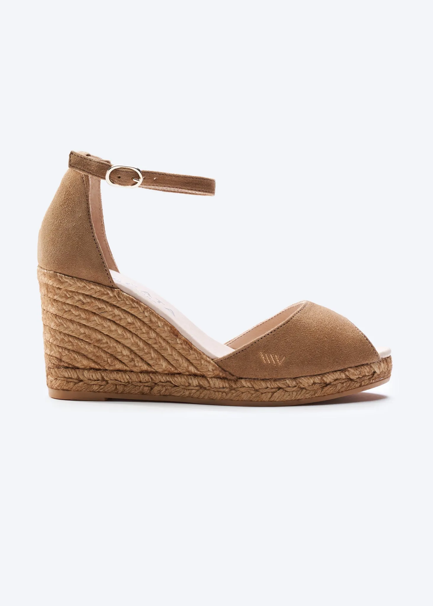 Caprubi Suede Espadrille Sandal Wedges