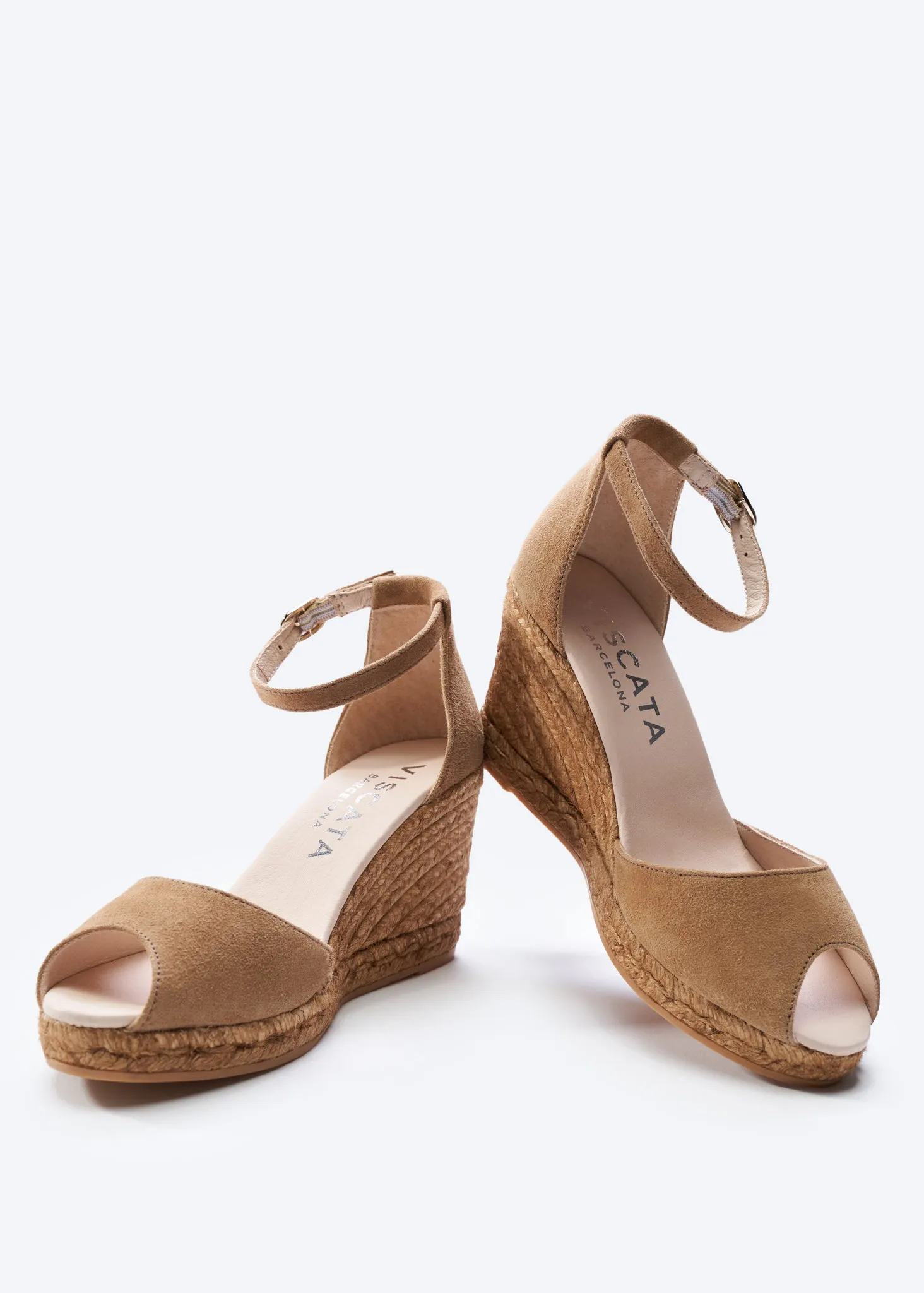 Caprubi Suede Espadrille Sandal Wedges