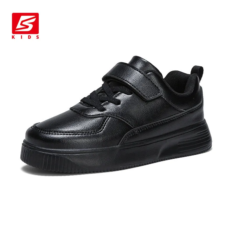 Children Sneakers Genuine Leather Casual Shoes 2022 New Breathable Boys and Girls Flat Sneaker