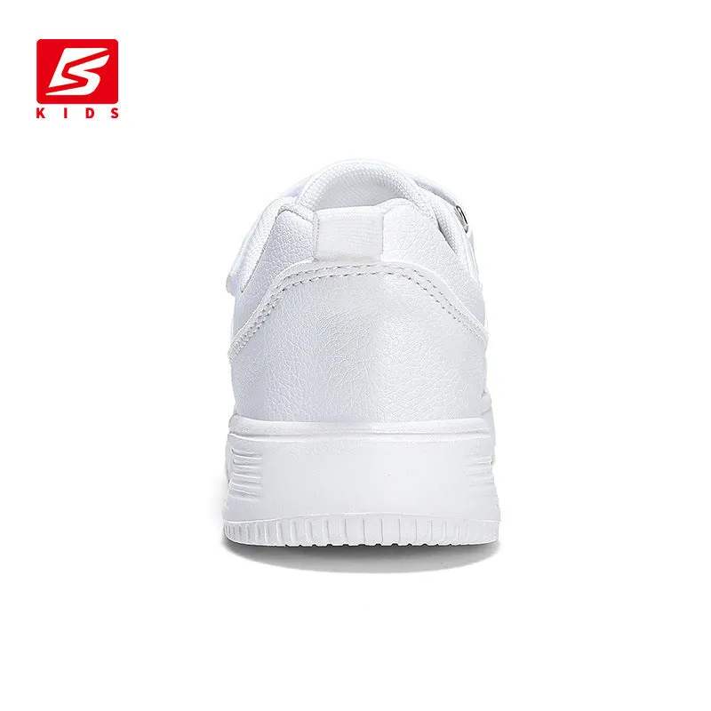 Children Sneakers Genuine Leather Casual Shoes 2022 New Breathable Boys and Girls Flat Sneaker