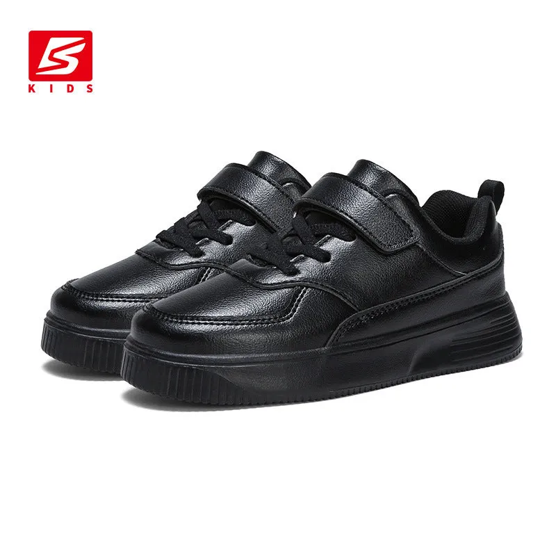 Children Sneakers Genuine Leather Casual Shoes 2022 New Breathable Boys and Girls Flat Sneaker