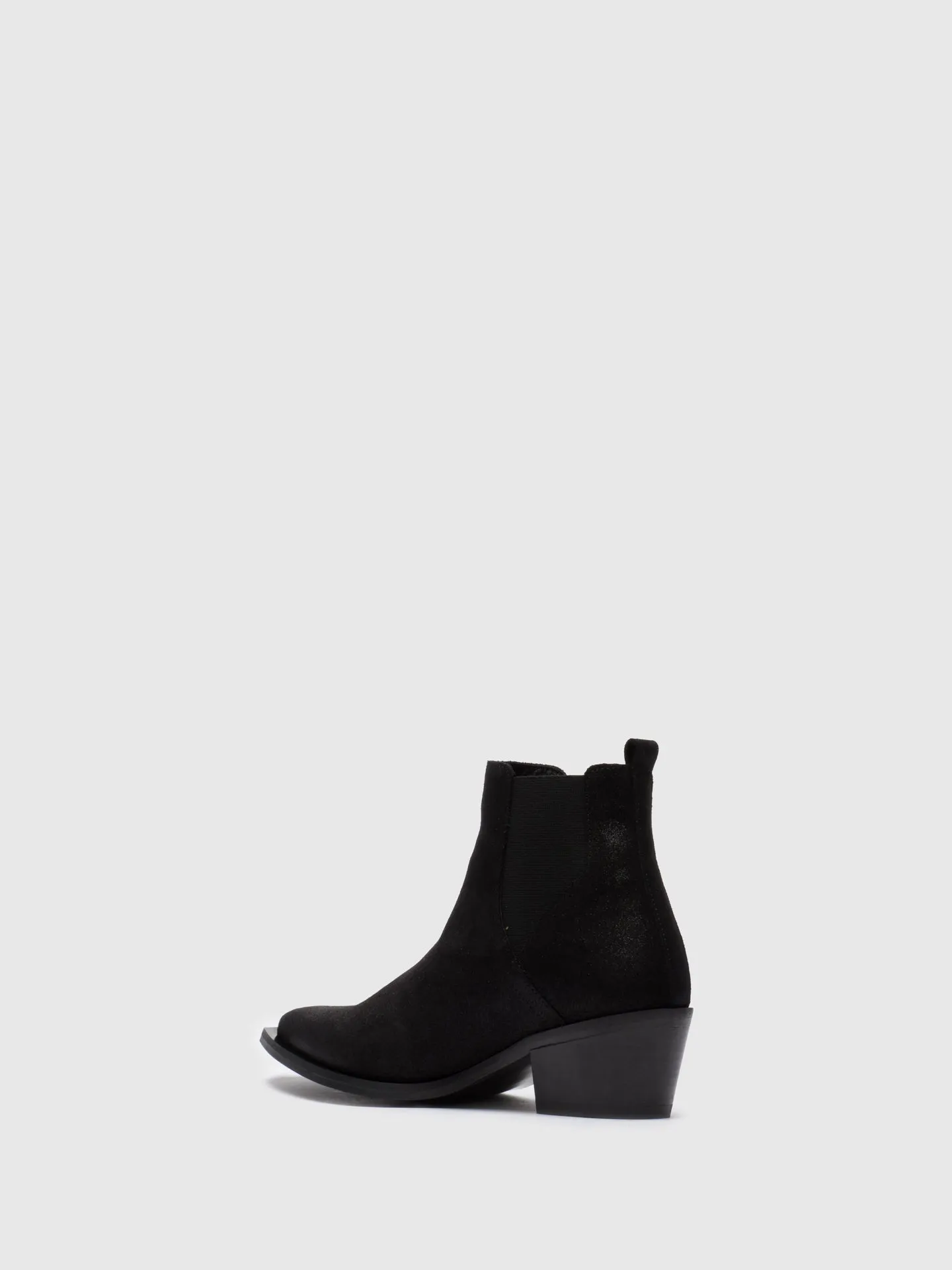 Coal Black Chelsea Ankle Boots