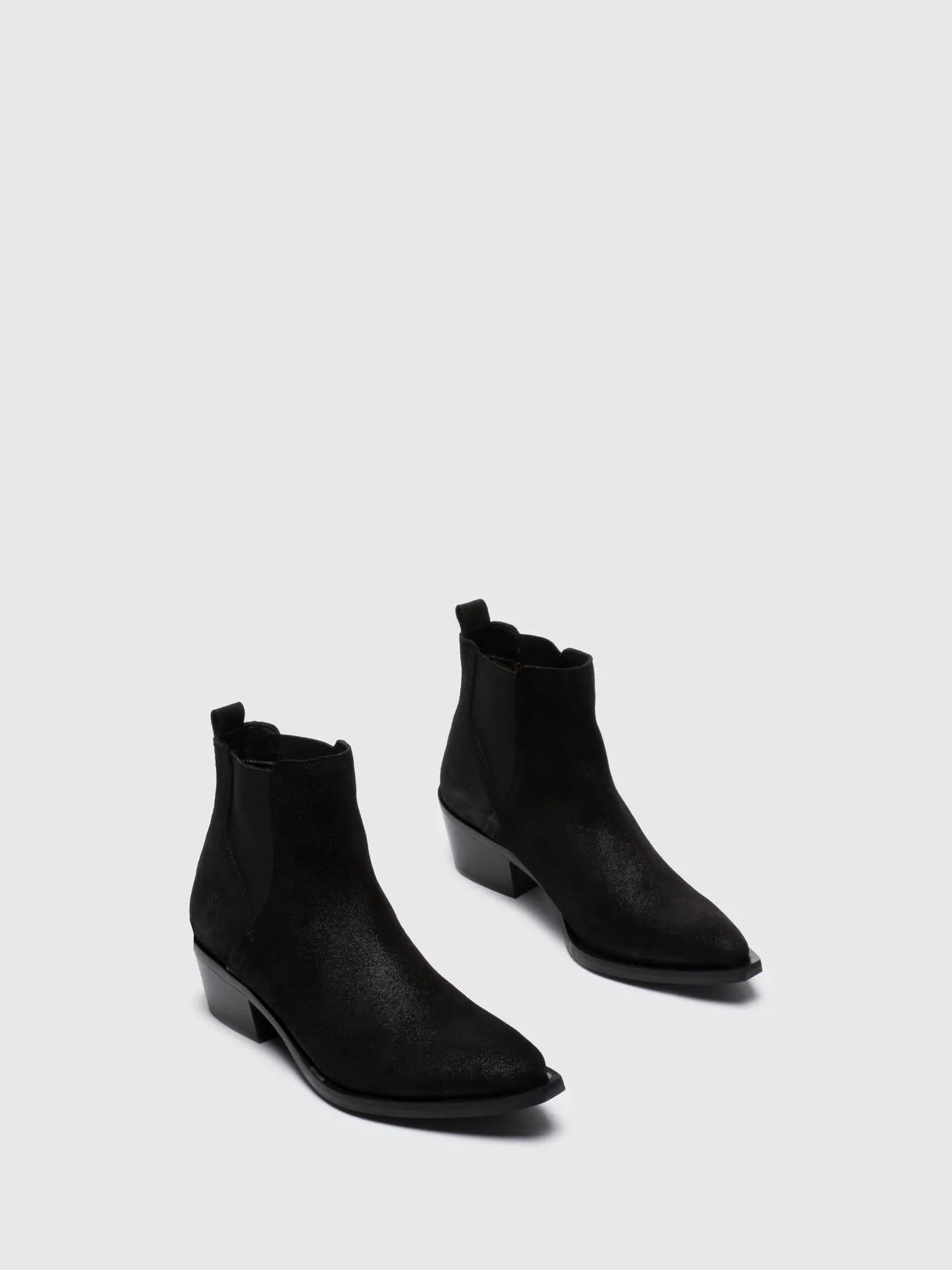 Coal Black Chelsea Ankle Boots