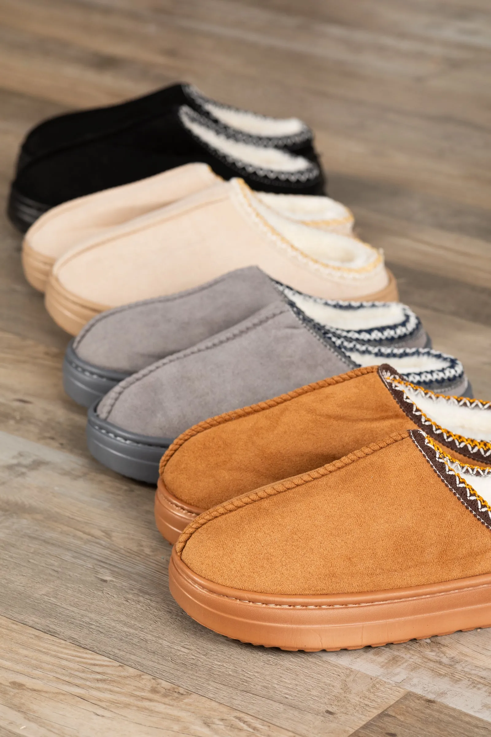 Cozy Fur Lined Platform Slippers