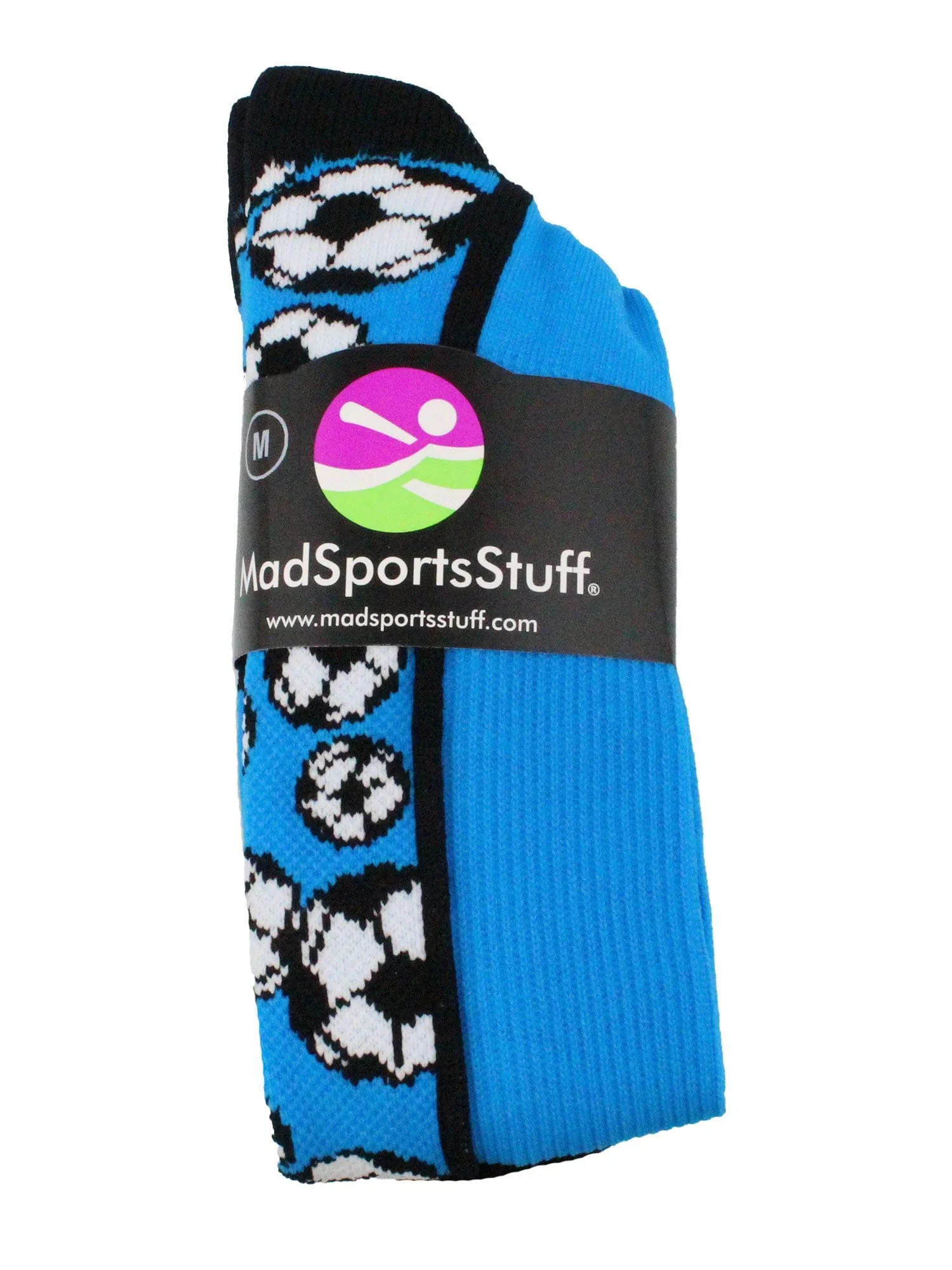 Crazy Soccer Socks with Soccer Balls over the calf (multiple colors)