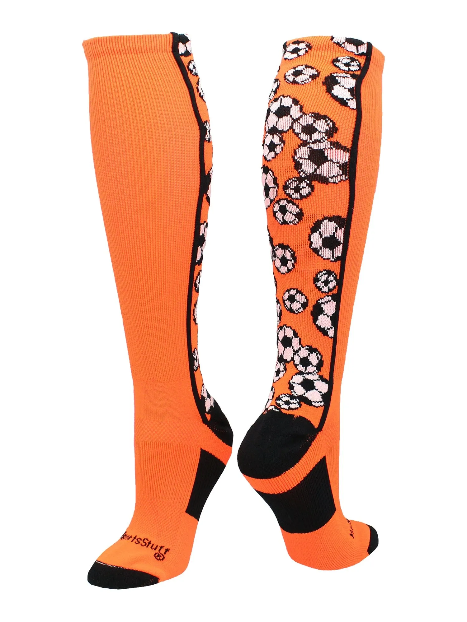 Crazy Soccer Socks with Soccer Balls over the calf (multiple colors)