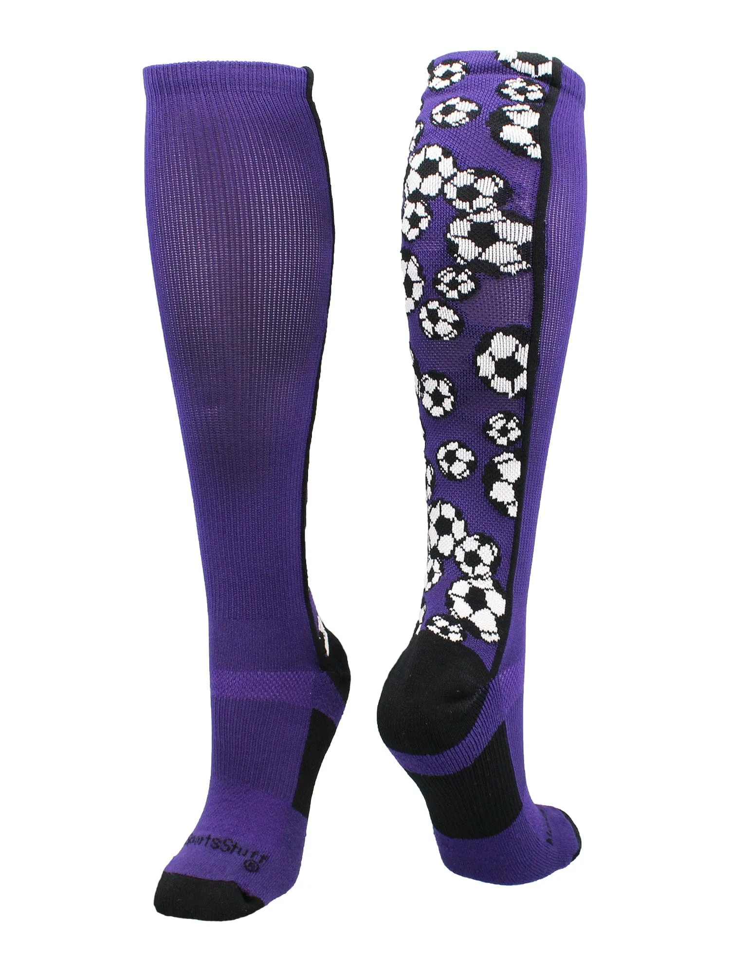 Crazy Soccer Socks with Soccer Balls over the calf (multiple colors)