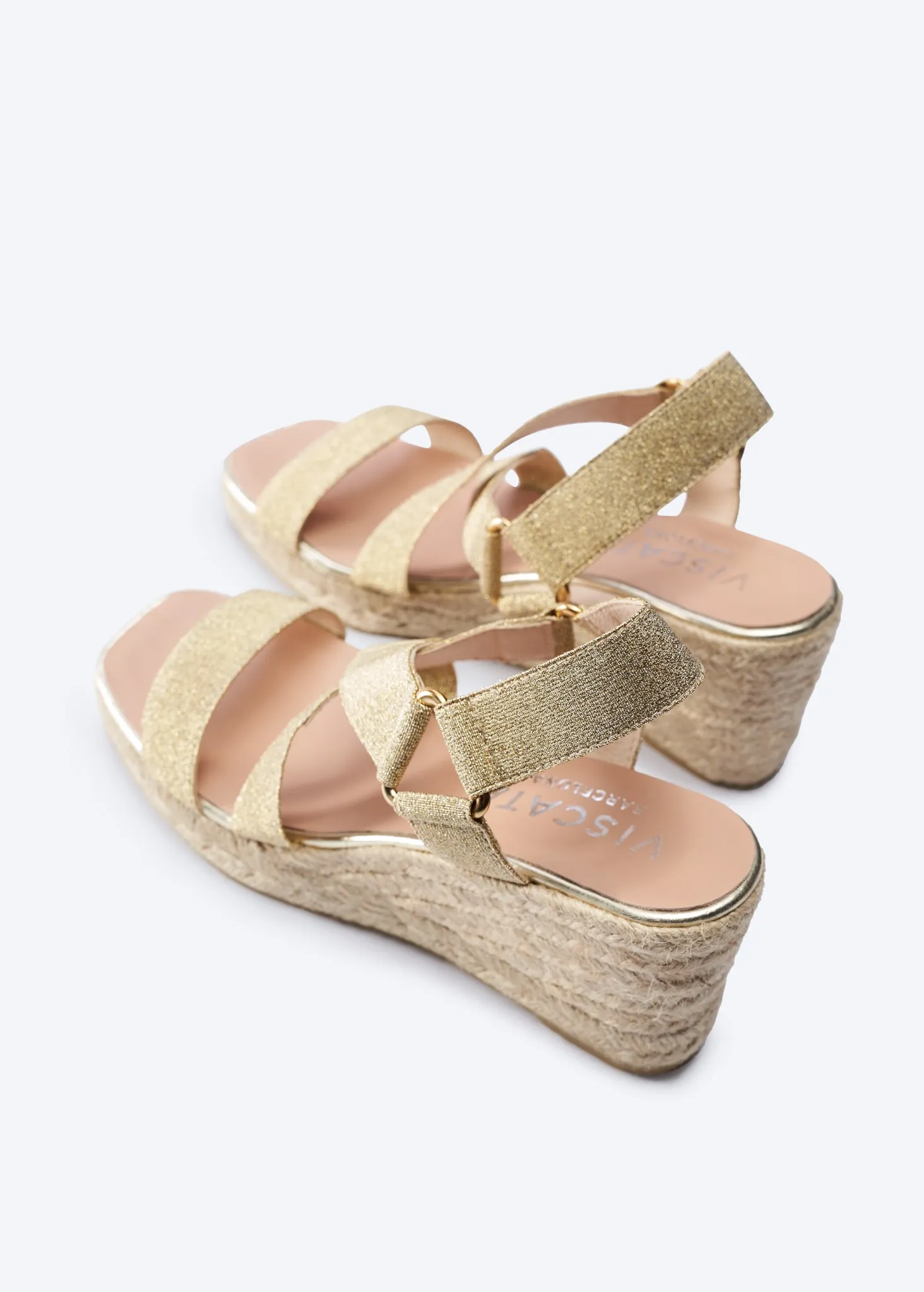 Dalia Elastic Espadrille Sandal Wedges