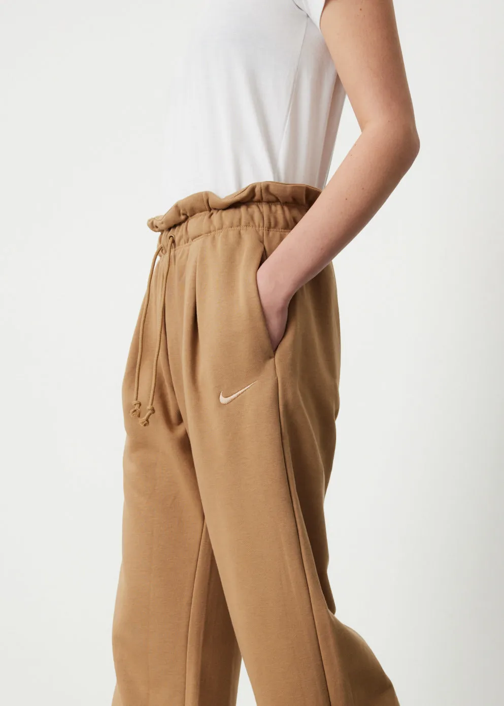 Fleece Open Hem Pants