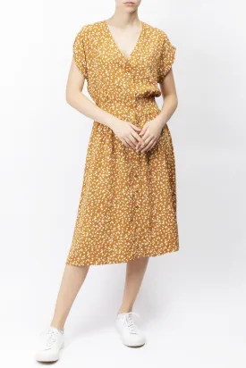 Floral Printed Tie-waist Dress