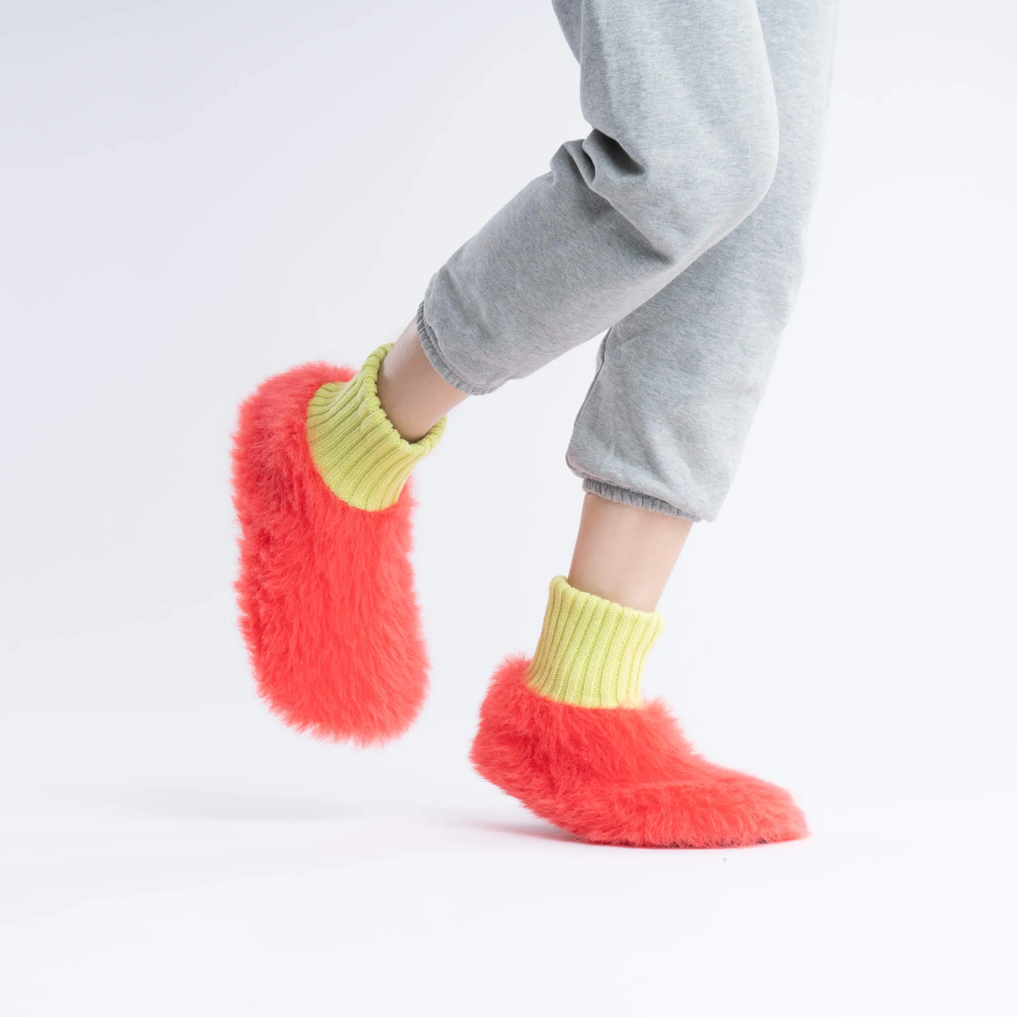 Fur Sock Slippers