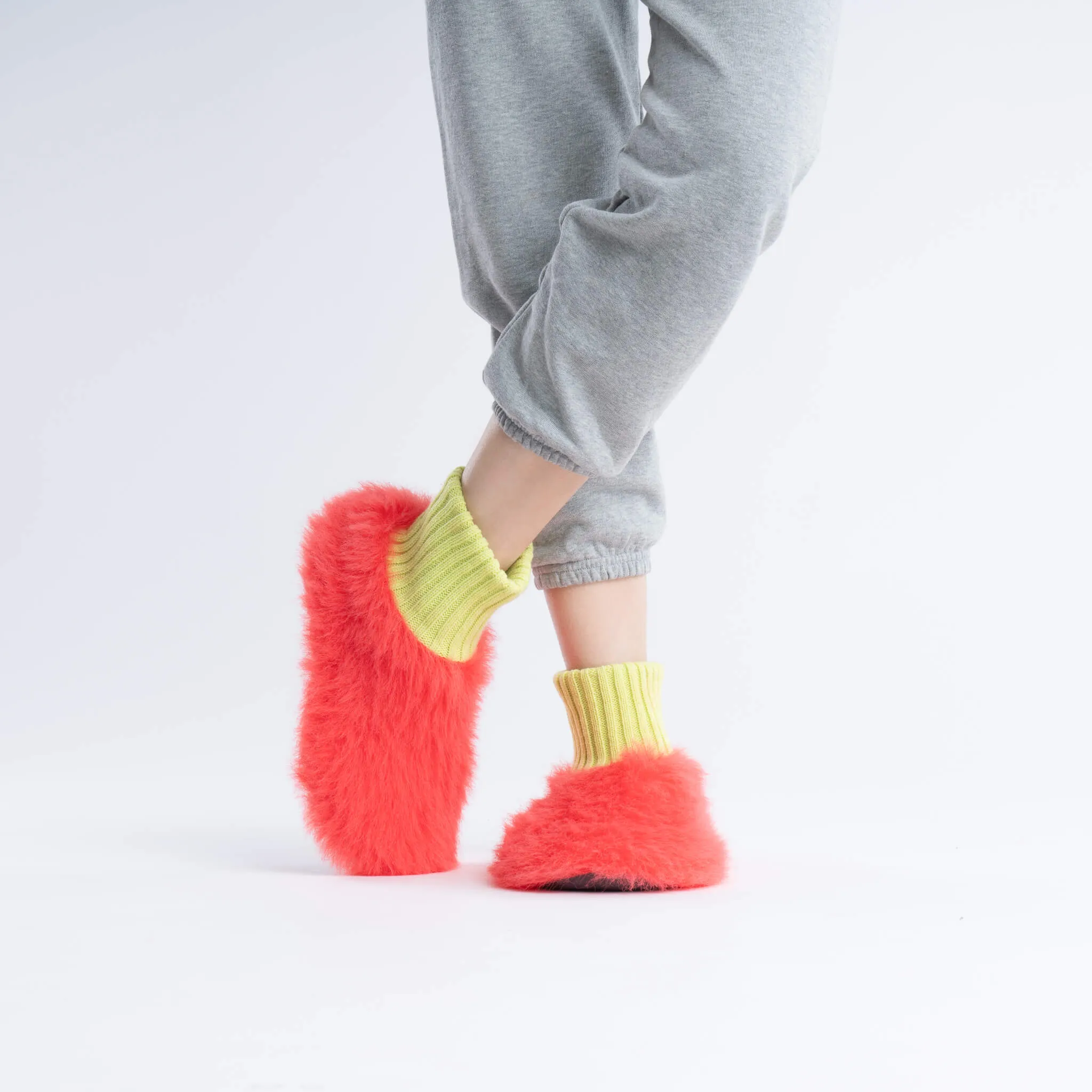 Fur Sock Slippers