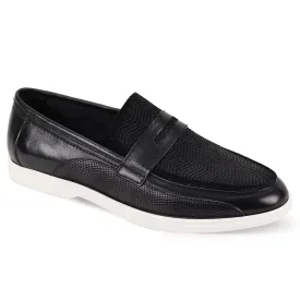 Giovanni Niles Leather Slip On Loafers