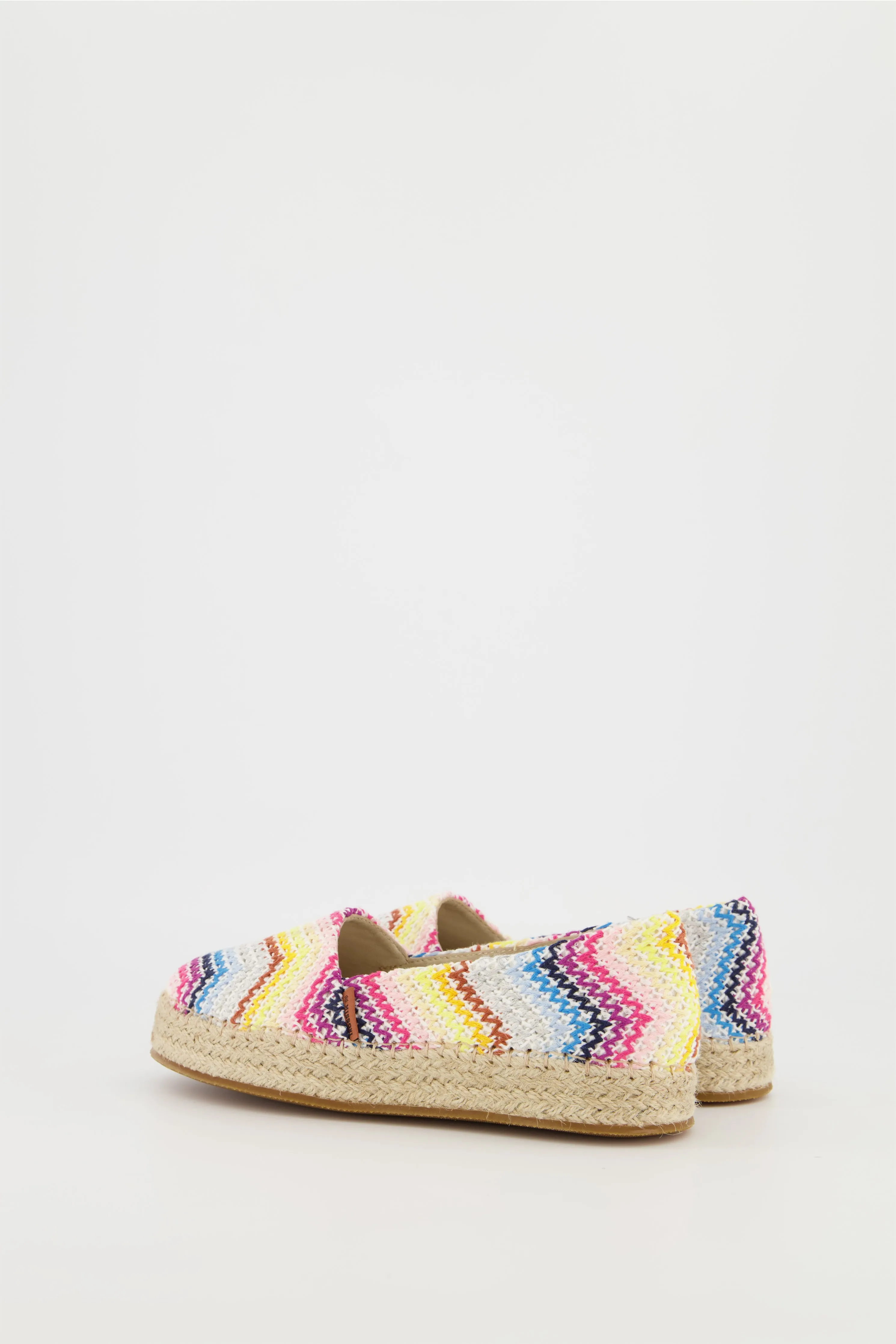 Girls Missoni White Colourful Espadrilles