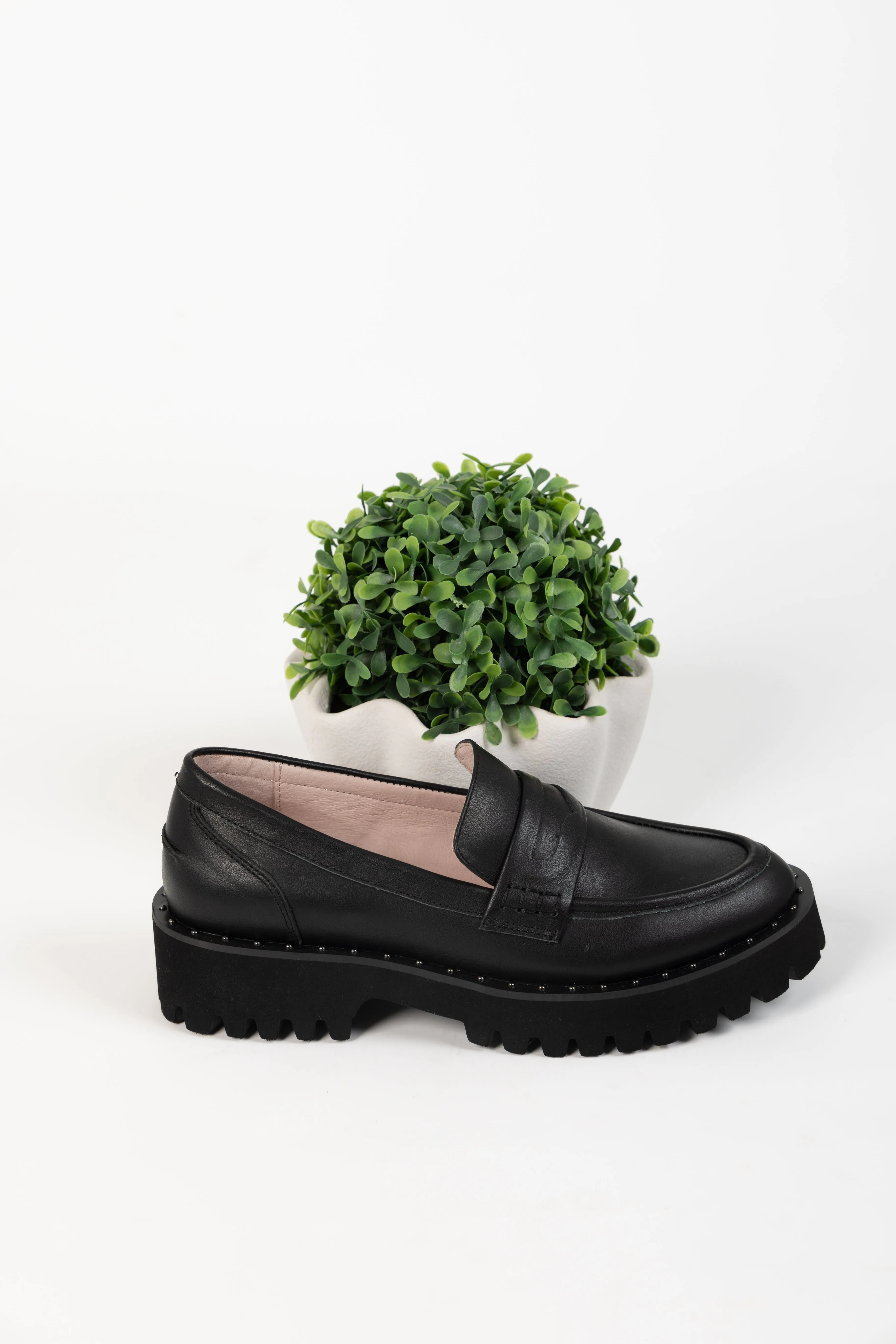 HAMPTON LOAFER BLACK LEATHER