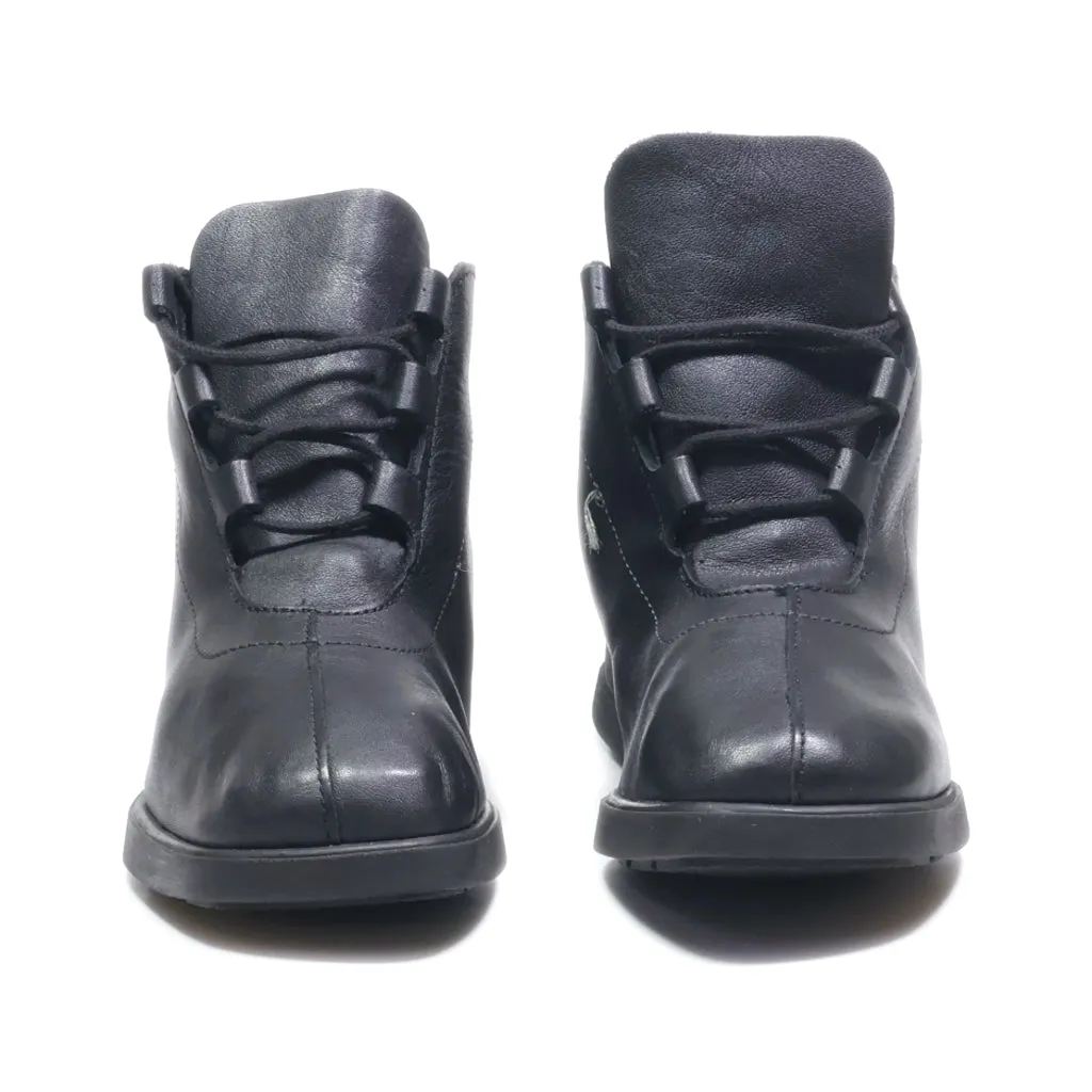 Hiraca Ankle Boots Leather Black Colour For Kids