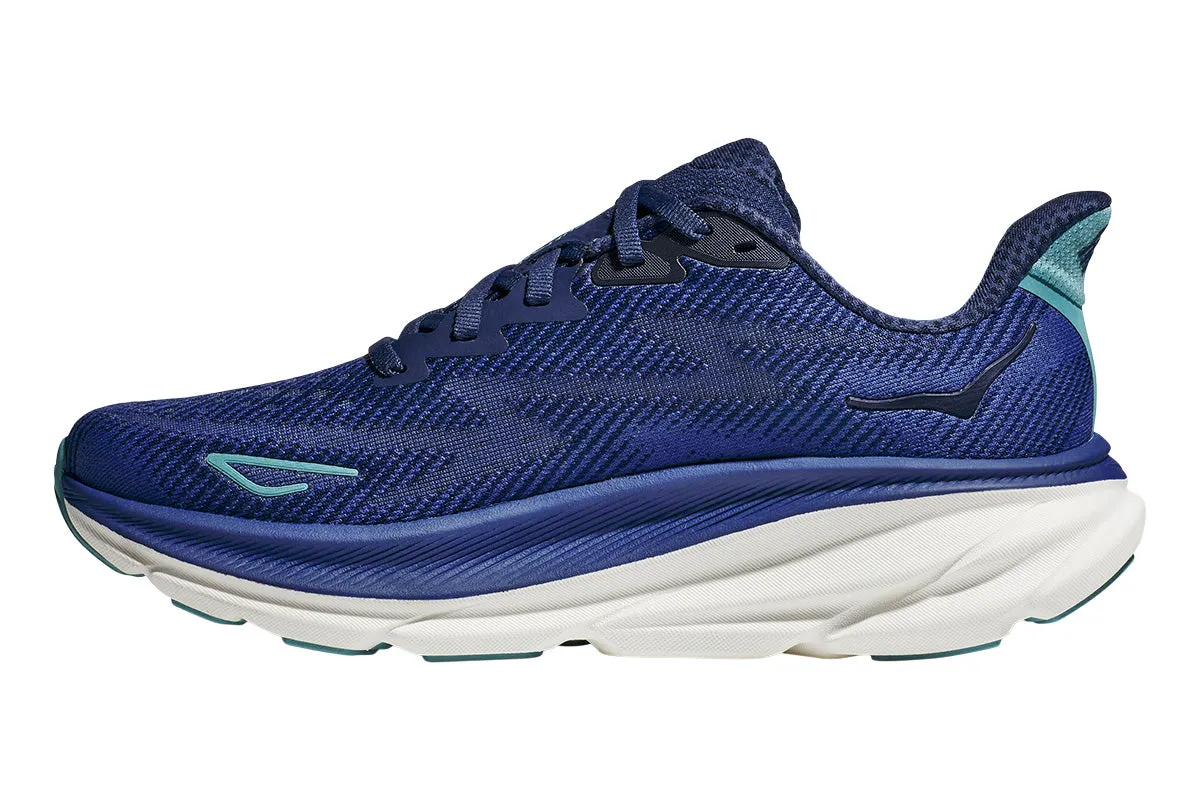 Hoka Clifton 9 B Bellwether Blue / Evening Sky Womens