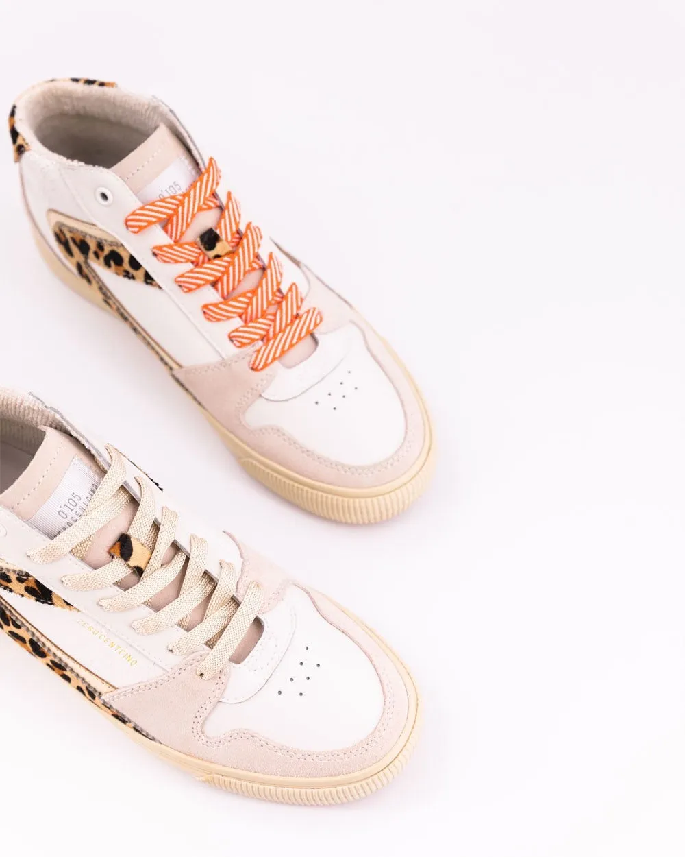 Jade Dbl Leo Gold Hi Sneakers