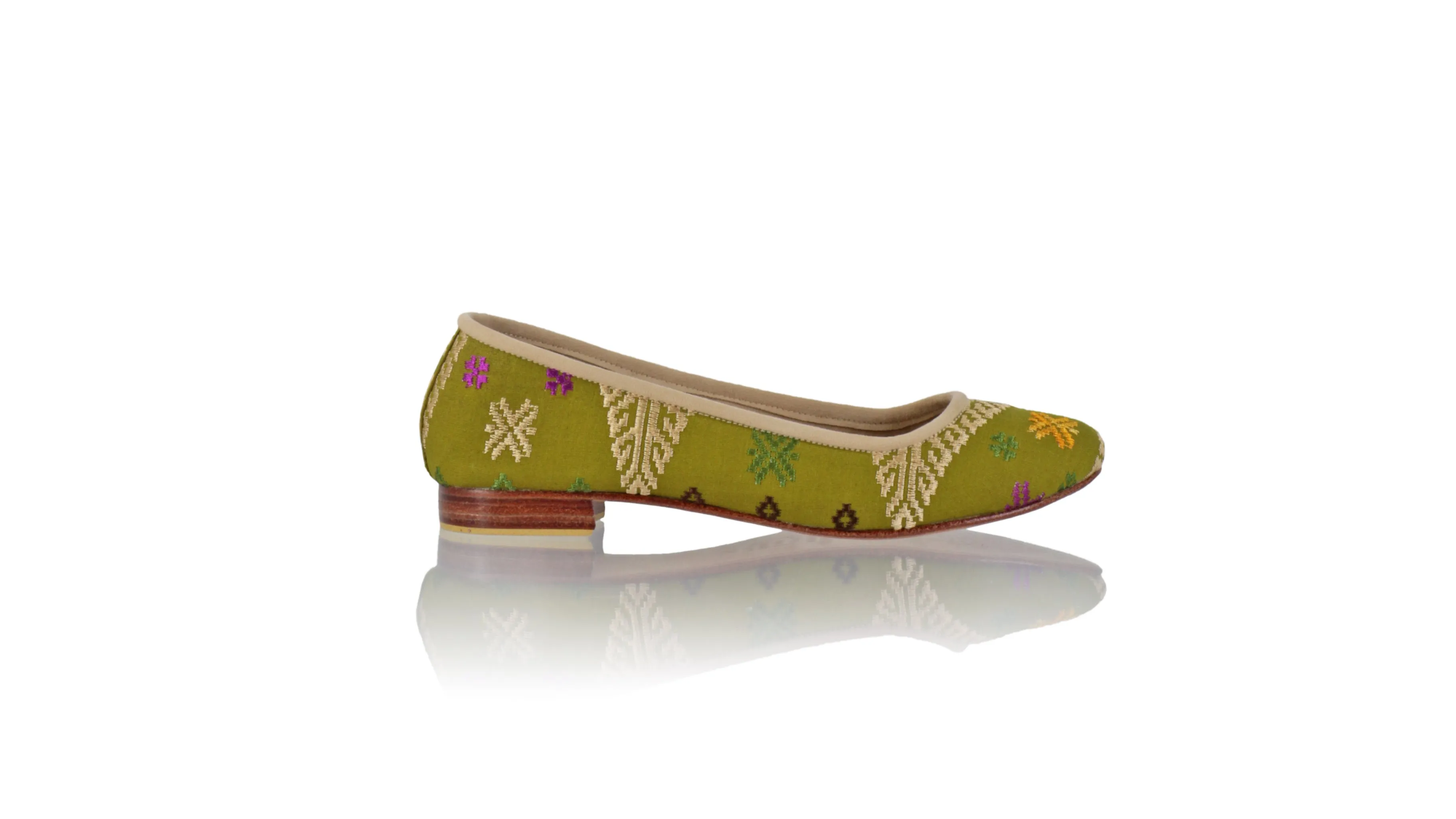 Kate 20mm Ballet - Olive Songket