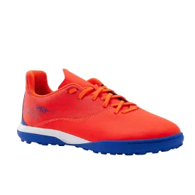 Kipsta Viralto I TF Kid's Soccer Boots - Turf - Laced - Orange/Blue