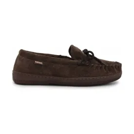 Lamo Men's Moccasin Slipper - Chocolate FINAL SALE