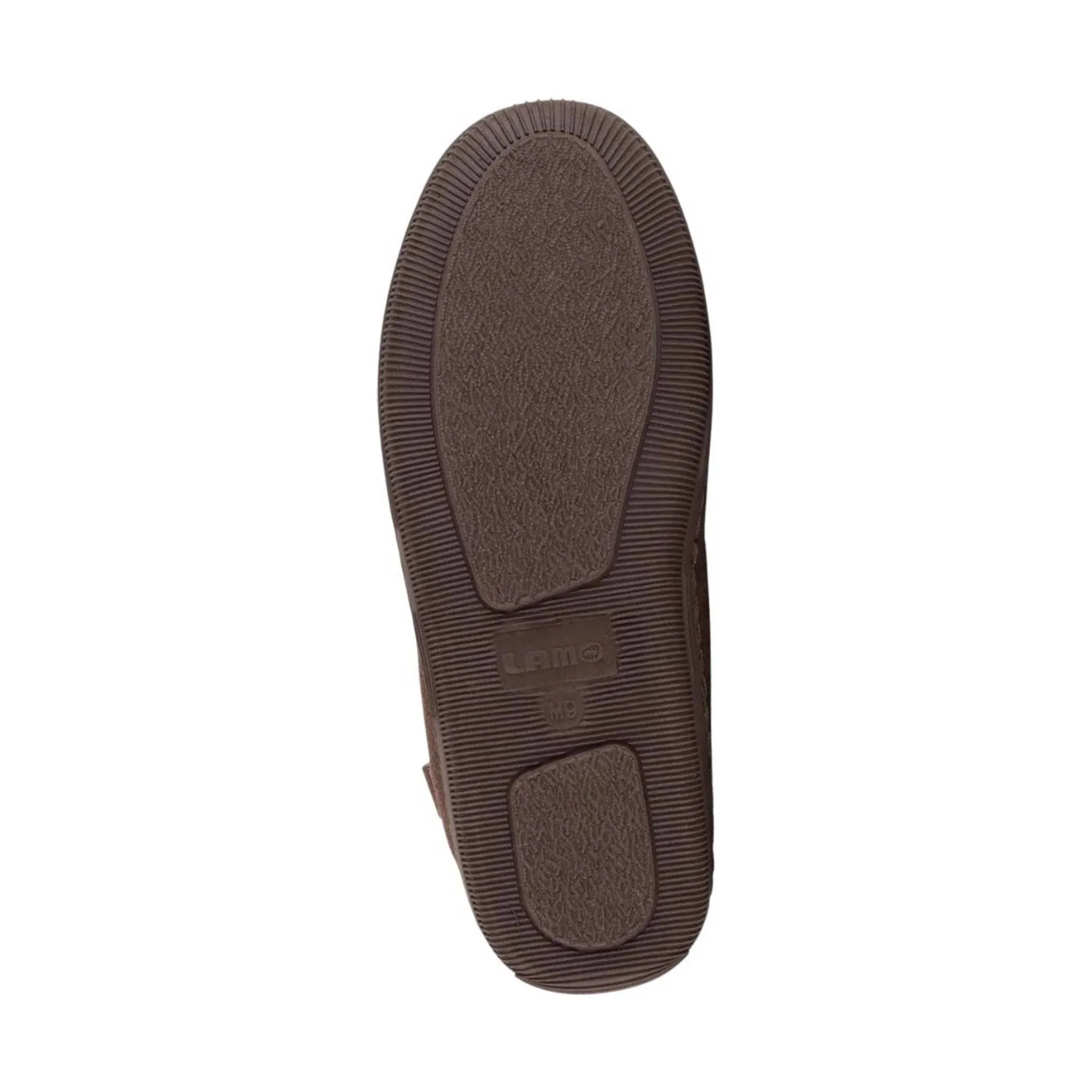 Lamo Men's Moccasin Slipper - Chocolate FINAL SALE