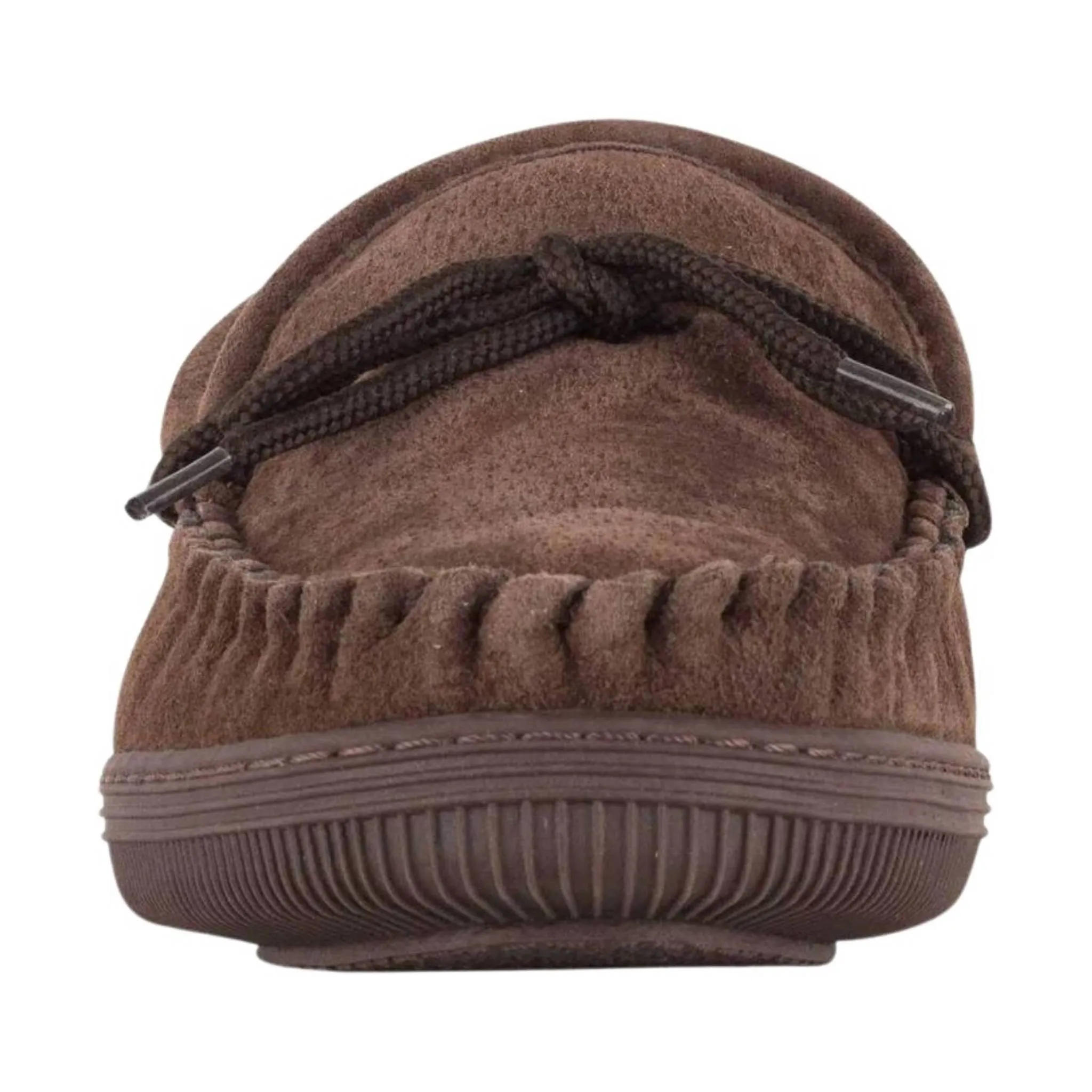 Lamo Men's Moccasin Slipper - Chocolate FINAL SALE